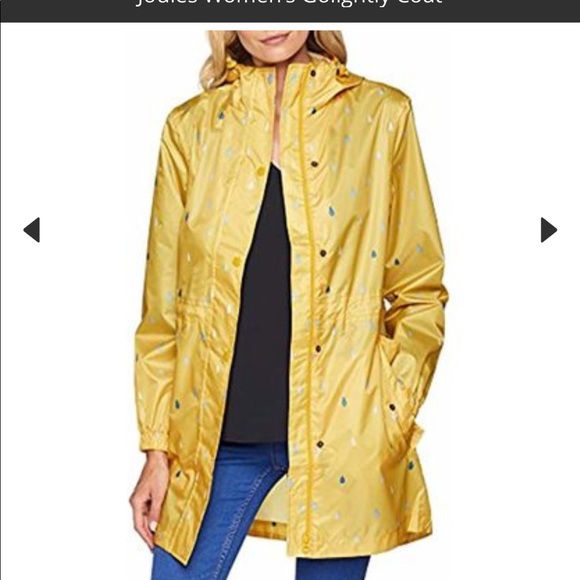 NewJoules Antique Gold Golightly Hooded Waterproof - Picture 2 of 8